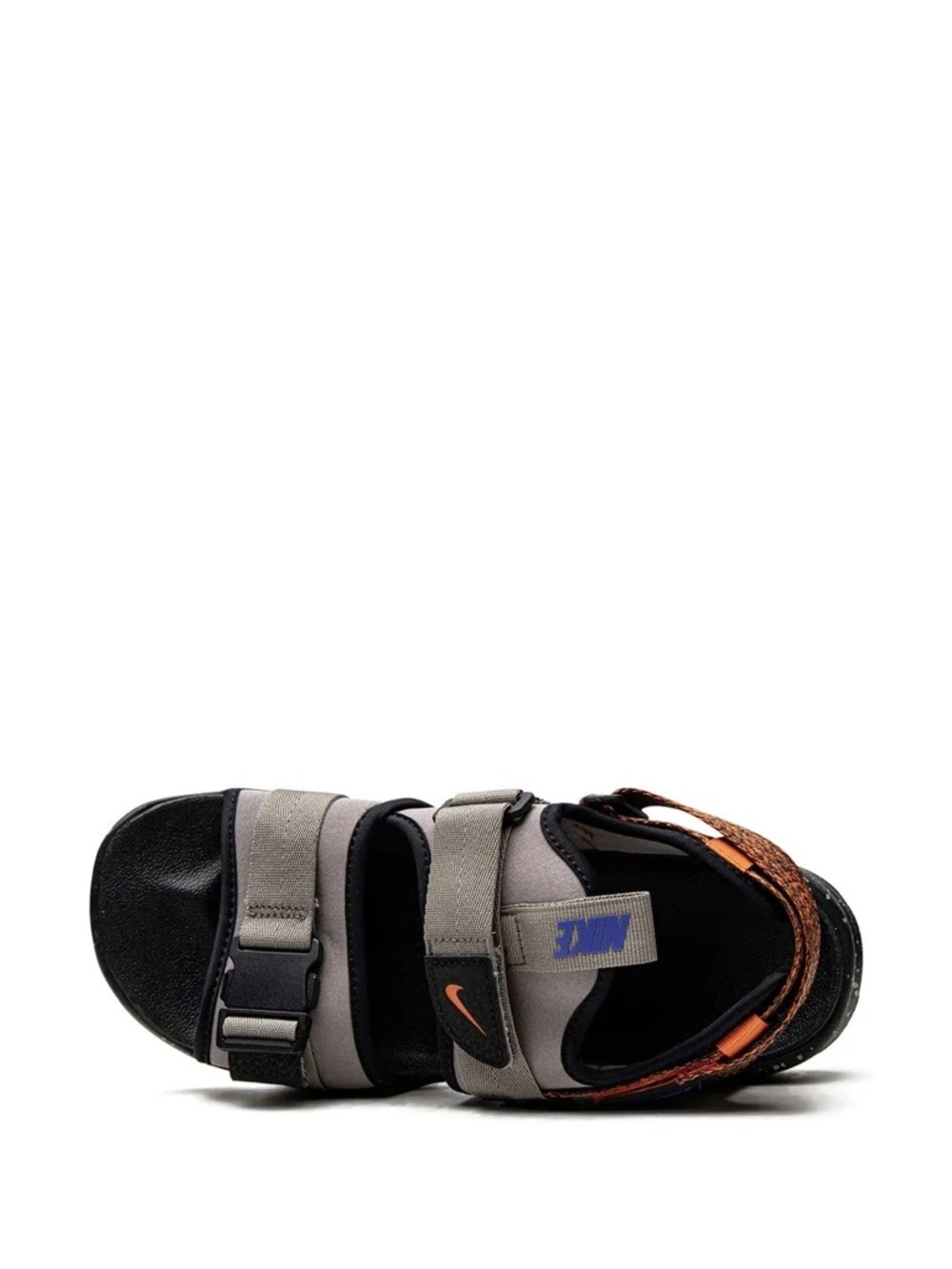 Nike Canyon Sandals Grey and Black/Grey Sandal with Orange Accents Men’s 12